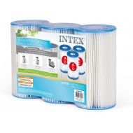 Intex FBA_29003E Type A Filter Cartridge for Pools, Three Pack, 3-Pack, Brown/A