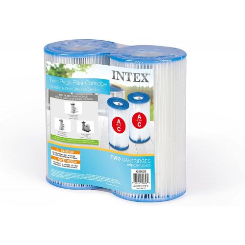 인텍스 Intex Type A Filter Cartridge for Pools, Twin Pack