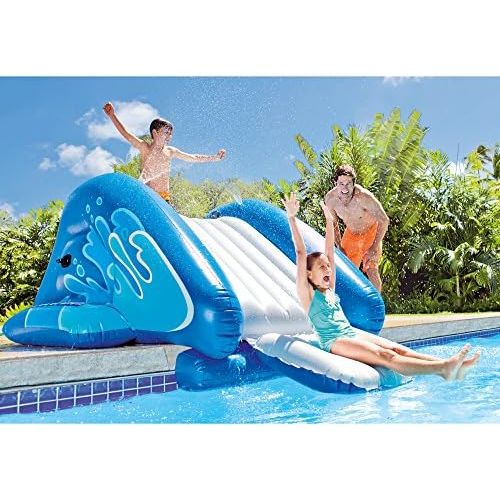 인텍스 Intex Water Slide, Inflatable Play Center, 131 X 81 X 46, for Ages 6 and up