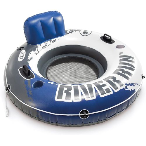 인텍스 Intex River Run I Sport Lounge, Inflatable Water Float, 53 Diameter