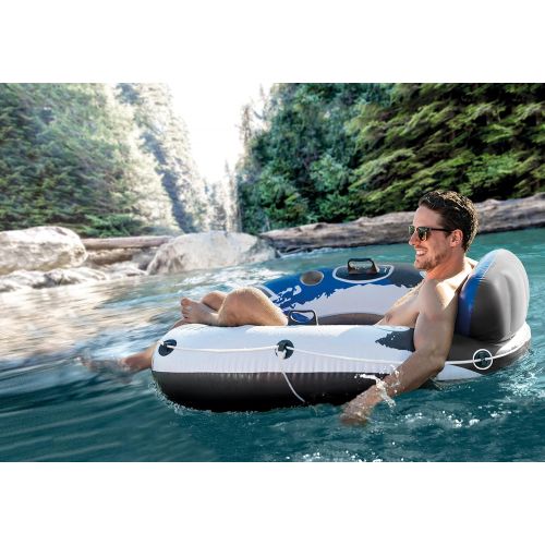 인텍스 Intex River Run I Sport Lounge, Inflatable Water Float, 53 Diameter
