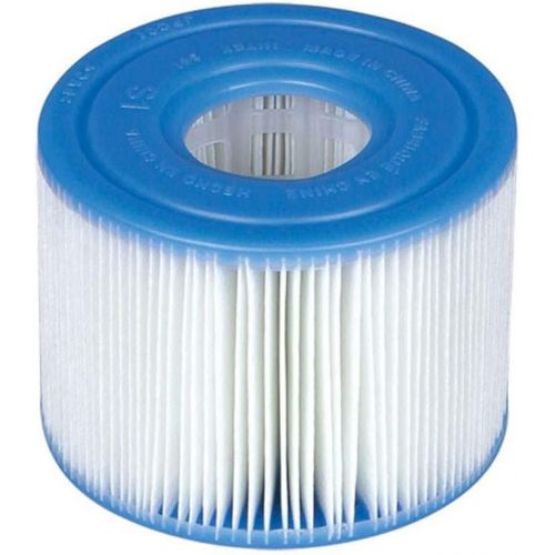 인텍스 Intex 29001000000 B01DEMGBAI Intex-29001E PureSpa Type S1 Easy Set Pool Filter Cartridges, (6 Fil, 1-Pack, Blue