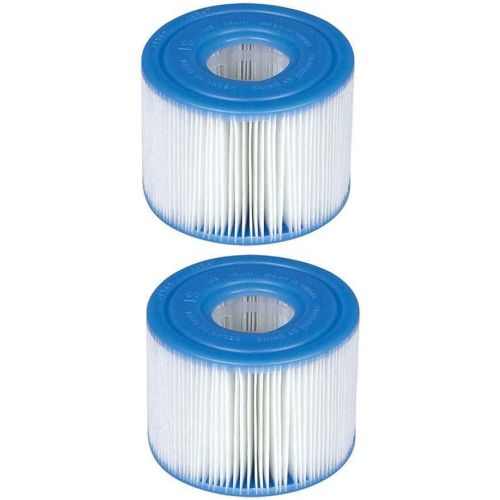 인텍스 Intex 29001000000 B01DEMGBAI Intex-29001E PureSpa Type S1 Easy Set Pool Filter Cartridges, (6 Fil, 1-Pack, Blue