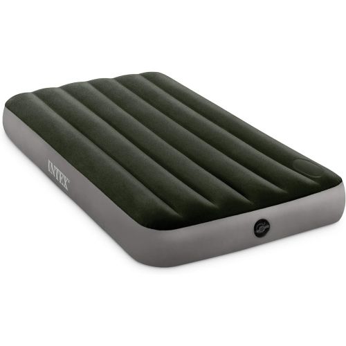 인텍스 Intex Dura-Beam Standard Series Downy Airbed with Built-in Foot Pump