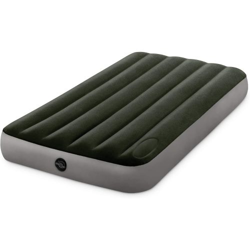 인텍스 Intex Dura-Beam Standard Series Downy Airbed with Built-in Foot Pump