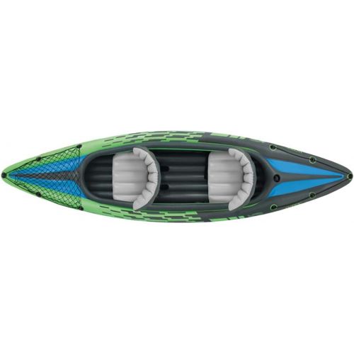 인텍스 Intex Challenger K2 Kayak, 2-Person Inflatable Kayak Set with Aluminum Oars and High Output Air Pump