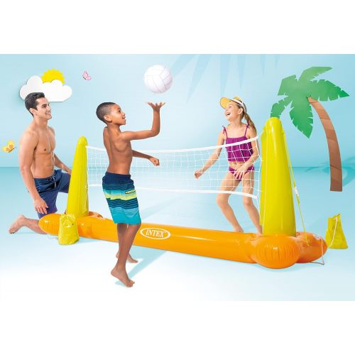 인텍스 Intex Pool Volleyball Game, 94in X 25in X 36in, for Ages 6+