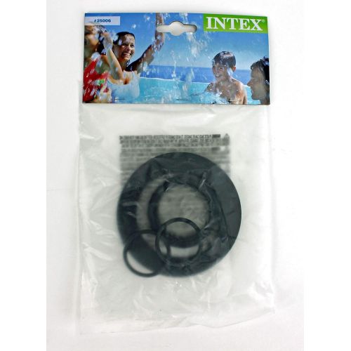 인텍스 Intex 25006 Large Replacement Strainer and Rubber Washer with O- Ring Pack Replacement Parts, Perfect for 18 Inch and Larger Pool Strainers