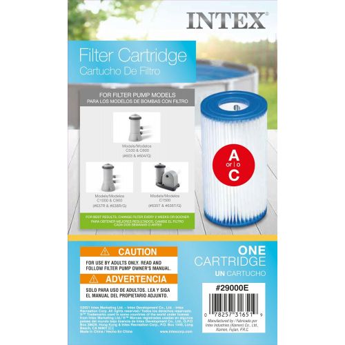 인텍스 Intex Type A or C Filter Cartridge for Pools