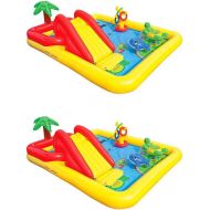 Intex 100 x 77 x 31 Inch Inflatable Play Center Swimming Pool + Games (2 Pack)