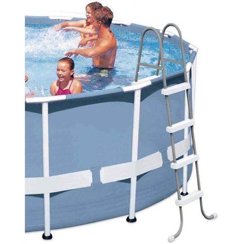 인텍스 Intex Steel Frame Above Ground Swimming Pool Ladder for 48 In High Pool(2 Pack)