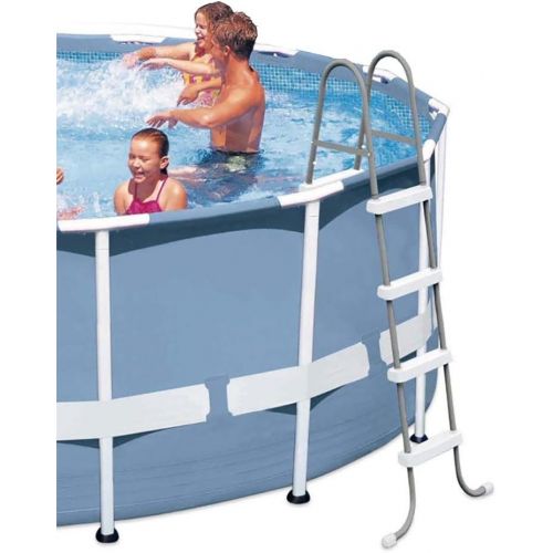 인텍스 Intex Steel Frame Above Ground Pool Ladder & Intex 15 Ft Above Ground Pool Cover