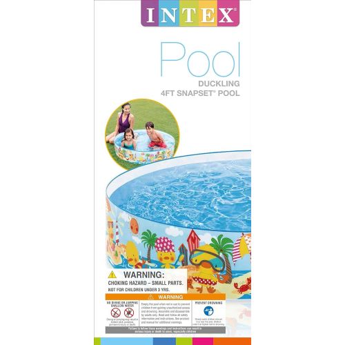 인텍스 Intex 58477EP Duckling Snapset Pool 4 x 10