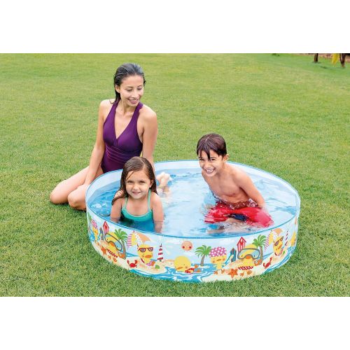 인텍스 Intex 58477EP Duckling Snapset Pool 4 x 10