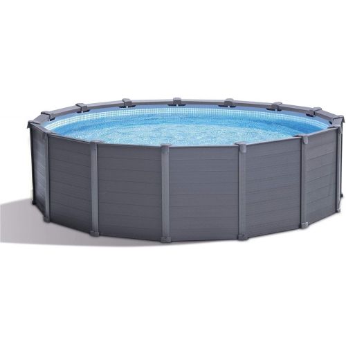 인텍스 Intex 15.6ft x 49in Above Ground Swimming Pool Set w/Sand Filter Pump & Ladder