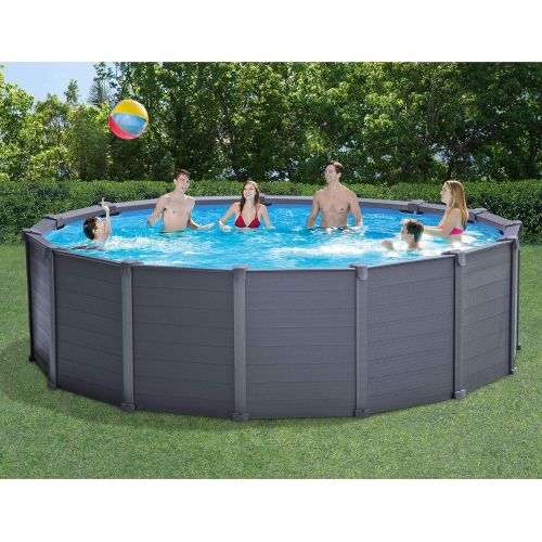 인텍스 Intex 15.6ft x 49in Above Ground Swimming Pool Set w/Sand Filter Pump & Ladder