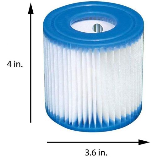 인텍스 Intex Filter Cartridge for Pool (12 Pack) w/ Intex Pool Cover