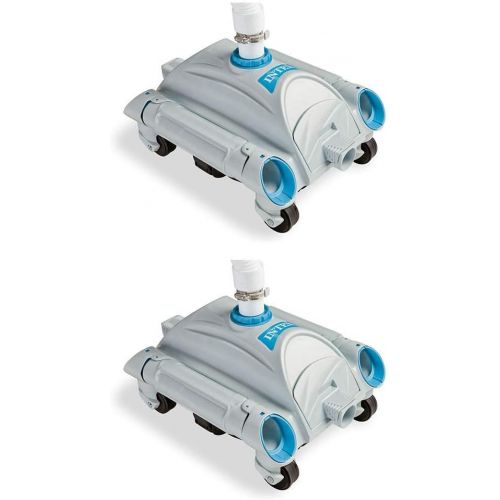 인텍스 Intex Automatic Above Ground Pool Vacuum for Pumps 1,600-3,500 GPH (2 Pack)