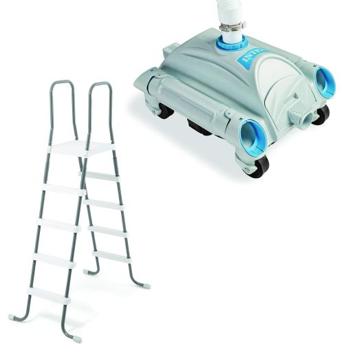 인텍스 Intex Swimming Pool Ladder for 52 Wall Height Pools & Pool Side Vacuum Cleaner