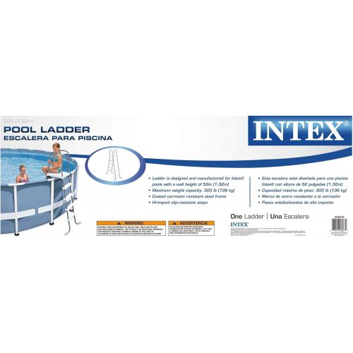 인텍스 Intex Swimming Pool Ladder for 52 Wall Height Pools & Pool Side Vacuum Cleaner