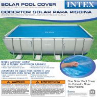 Intex Recreation Intex Solar Cover for 18ft X 9ft Rectangular Frame Pools, Measures 17 8 X 8 4