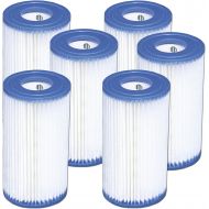 Intex Filter Cartridge Type A - Replacement Type A and C for Easy Set Pool Filters (59900E) - 6 Cartridges