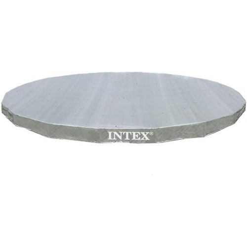 인텍스 Intex 18 Foot Round Vinyl Solar Cover + 18 Foot UV Resistant Debris Cover