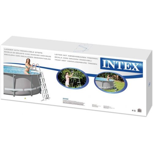 인텍스 Intex Deluxe Pool Ladder with Removable Steps