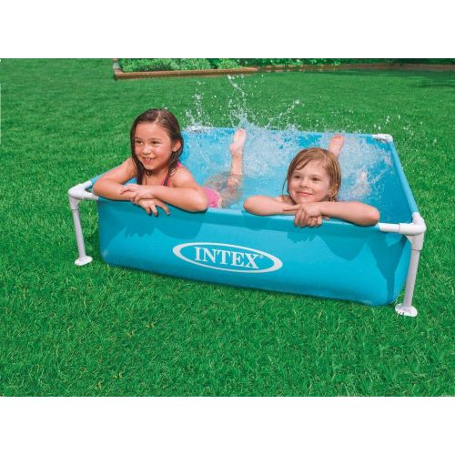 인텍스 Intex 4ft x 4ft x 12in Mini Frame Kids Beginner Kiddie Swimming Pool (3 Pack)