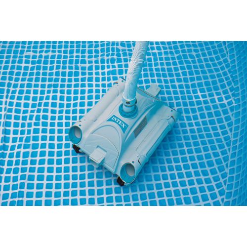 인텍스 Intex Pool Sand Filter Pump w/ Automatic Timer & Side Vacuum & 1.5” Hose 2 Pack