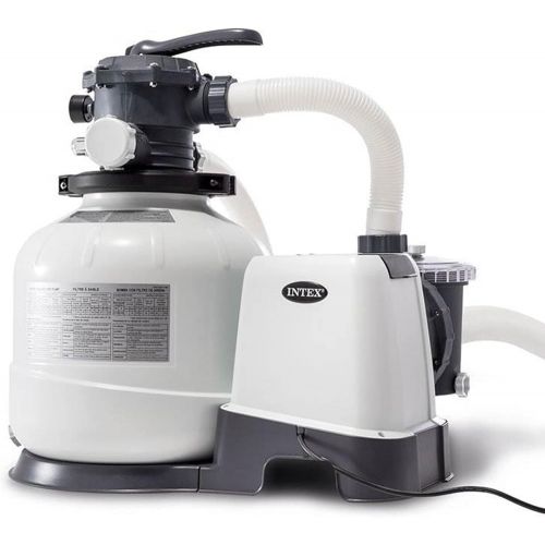 인텍스 Intex 2800 GPH Above Ground Pool Sand Filter Pump and Automatic Pool Vacuum