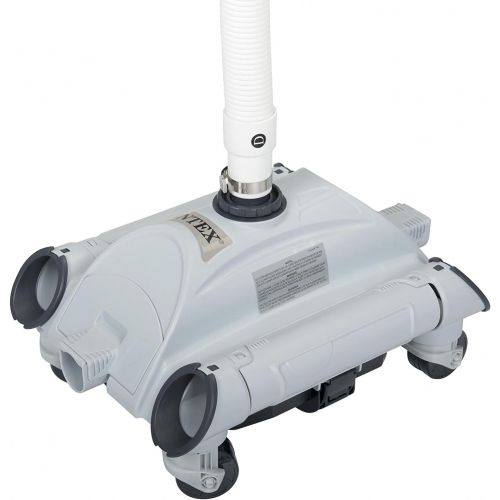 인텍스 Intex Automatic Pool Side Vacuum Cleaner w/ 24’ Hose & Hydro Tools Pool Skimmer