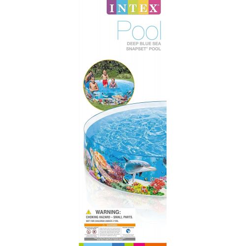 인텍스 Intex Deep Sea Blue SnapSet Kiddie Swimming Pool