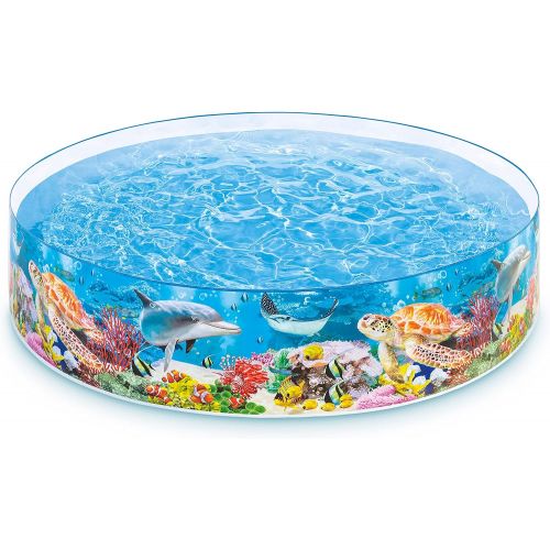 인텍스 Intex Deep Sea Blue SnapSet Kiddie Swimming Pool