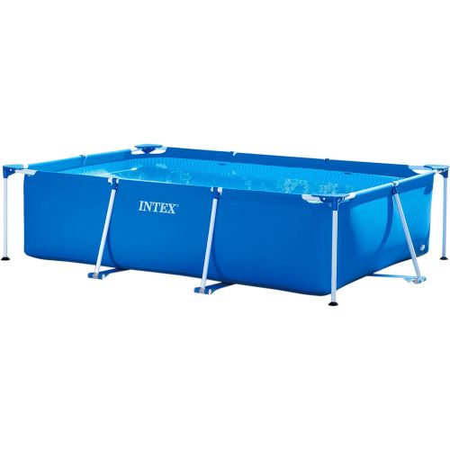 인텍스 Intex 86 x 53 x 25 Rectangular Frame Above Ground Backyard Swimming Pool