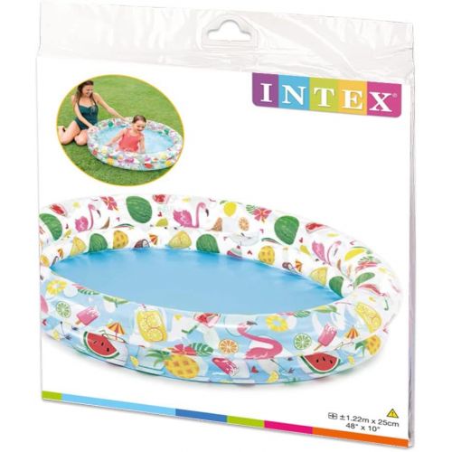 인텍스 Intex Inflatable Stars Kiddie 2 Ring Circles Swimming Pool (48 X 10) [Assorted Styles]