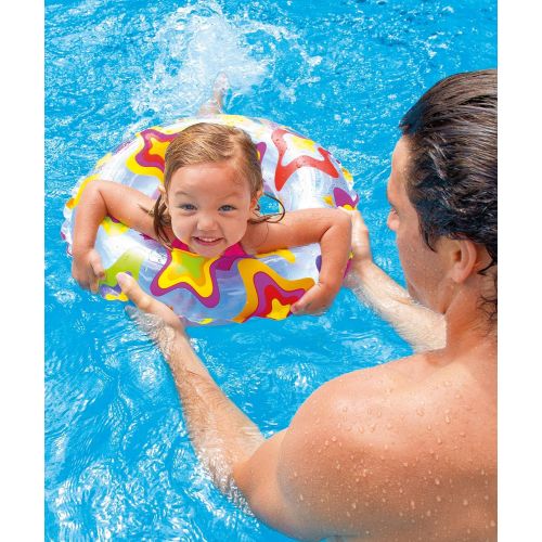 인텍스 Intex Recreation 59230EP Lively Print Swim Ring 20, assorted designs