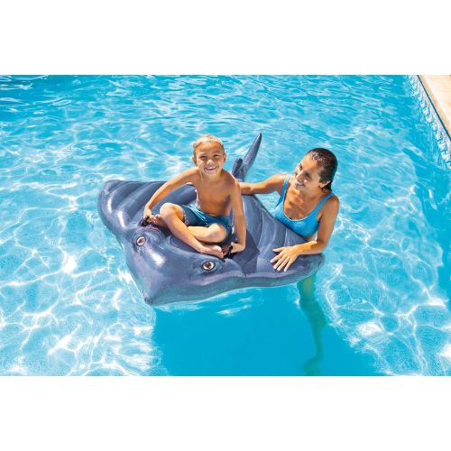 인텍스 Intex Stingray Ride-On Inflatable Swimming Pool Beach Float Toy -57550NP