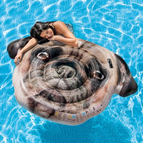 인텍스 Intex Pug Face Inflatable Island