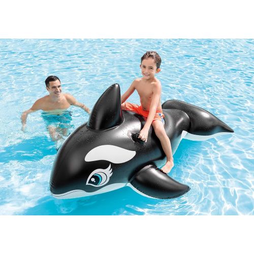 인텍스 Intex Whale Inflatable Pool Ride-On, 76 X 47, for Ages 3+