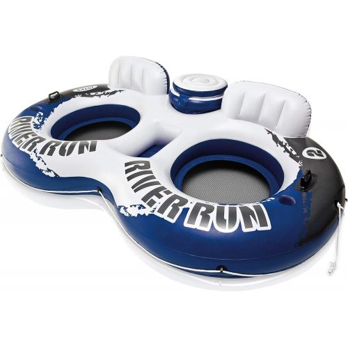 인텍스 Intex River Run 2 Inflatable 2 Person River Float (2 Pack) + River Run 1 Tube