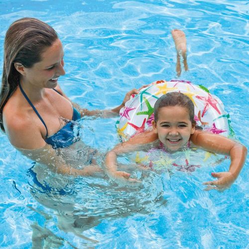 인텍스 Intex Inflatable 20-Inch Lively Ocean Friends Print Kids Tube Swim Ring (2 Pack)