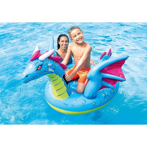 인텍스 Intex Dragon Ride-On, 79in x 75in, for Ages 3+