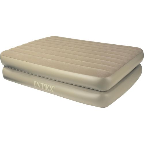 인텍스 Intex Comfort Bed - Rising Comfort Queen Airbed with Remote Control