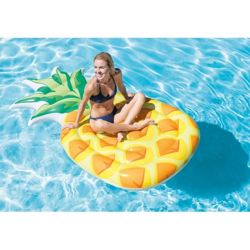 인텍스 Intex Pineapple Inflatable Mat, 85 X 49