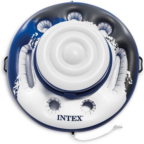 인텍스 Intex Mega Chill, Inflatable Floating Cooler, 35 Diameter