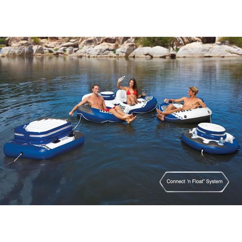 인텍스 Intex Mega Chill, Inflatable Floating Cooler, 35 Diameter