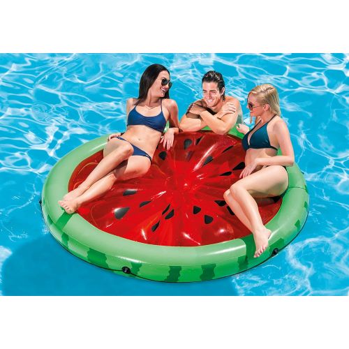 인텍스 Intex Watermelon, Inflatable Island, 72 X 9