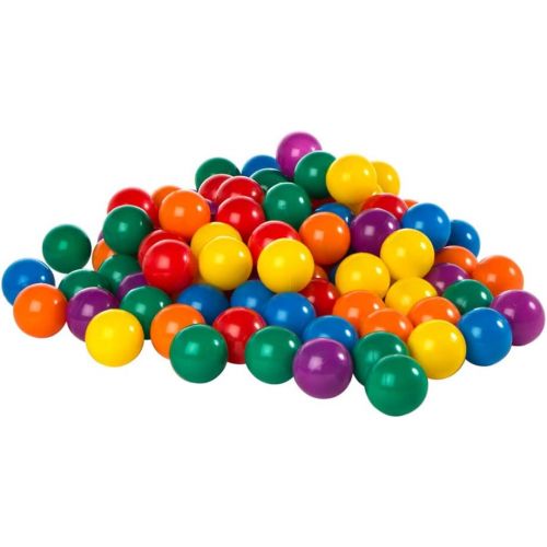 인텍스 Intex 2-1/2 Fun Ballz - 100 Multi-Colored Plastic Balls, for Ages 2+