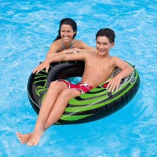 인텍스 Intex 12-Pack River Rat 48 Inflatable Tubes for Lake/Pool/River 12 x 68209E